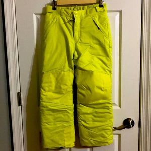 All in Motion bright yellow boys ski pants size Medium. M. 8/10. NWOT.